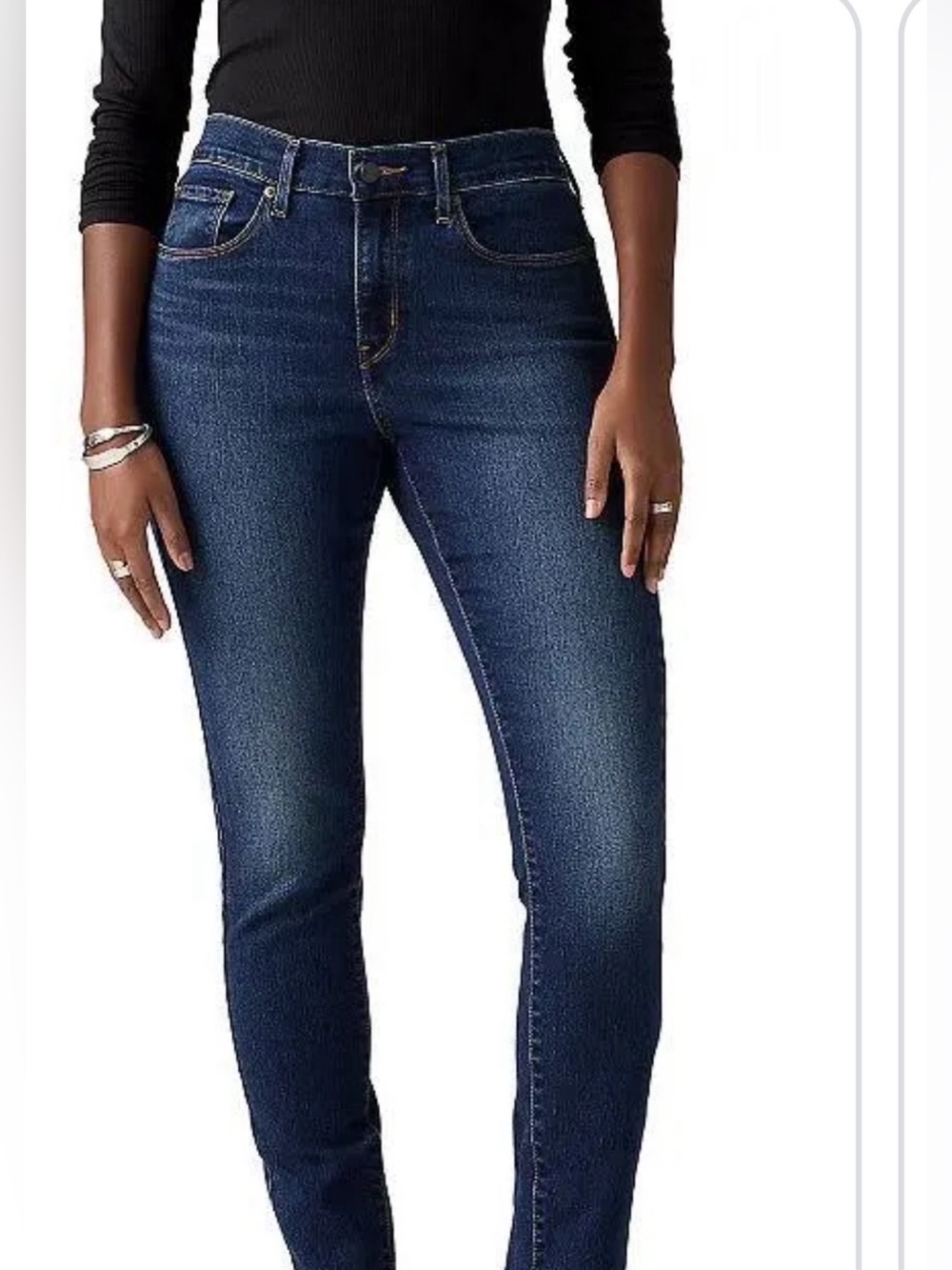 Signature Levi’s Strauss Women's Mid Rise Skinny Jeans